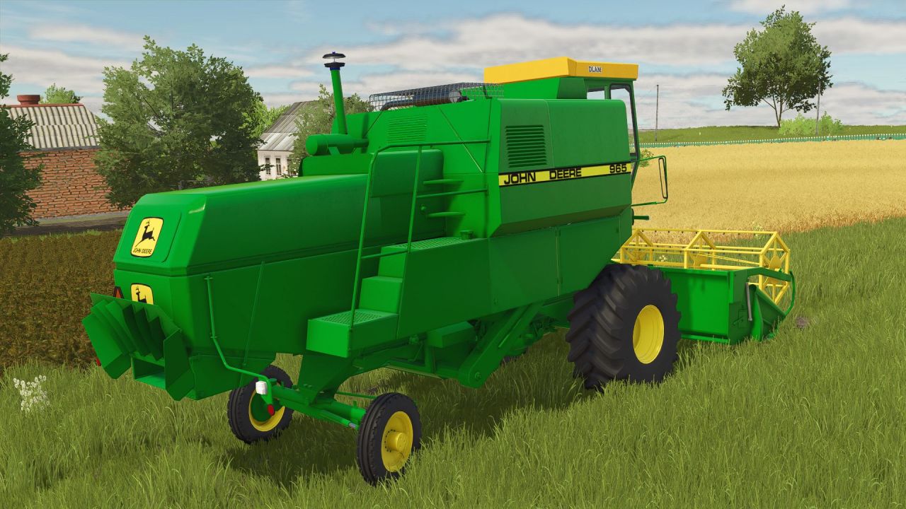 Легендарний Комбайн John Deere 965 для Farming Simulator 25 — 120 к.с. та Жатки 3.45/4.25 м