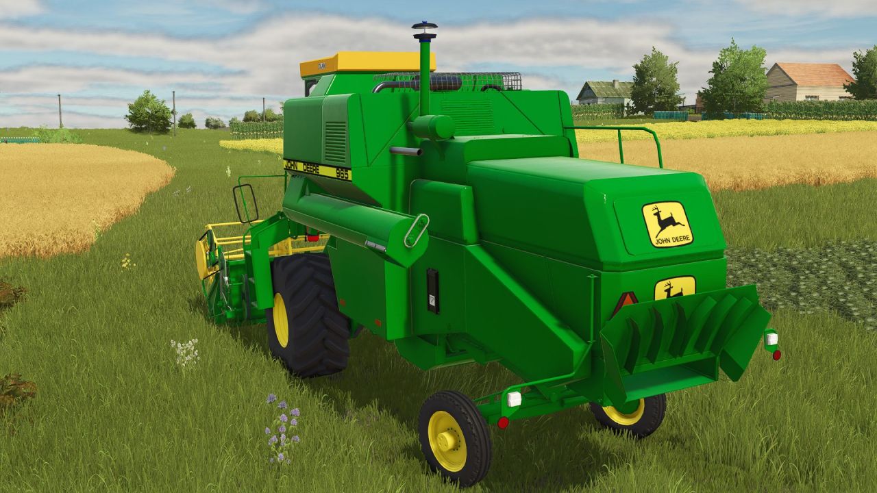 Легендарний Комбайн John Deere 965 для Farming Simulator 25 — 120 к.с. та Жатки 3.45/4.25 м