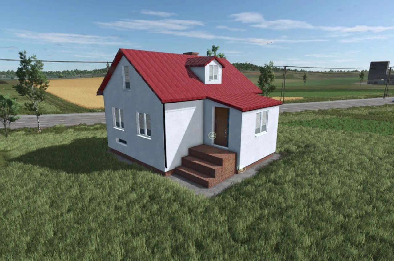 Будівля Сучасний Фермерський Дім для Farming Simulator 25 — 2