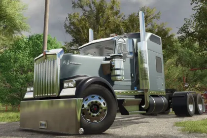Legendary Truck Kenworth W900L for Farming Simulator 25 — Tuning, Animations and 330–1500 hp — 1