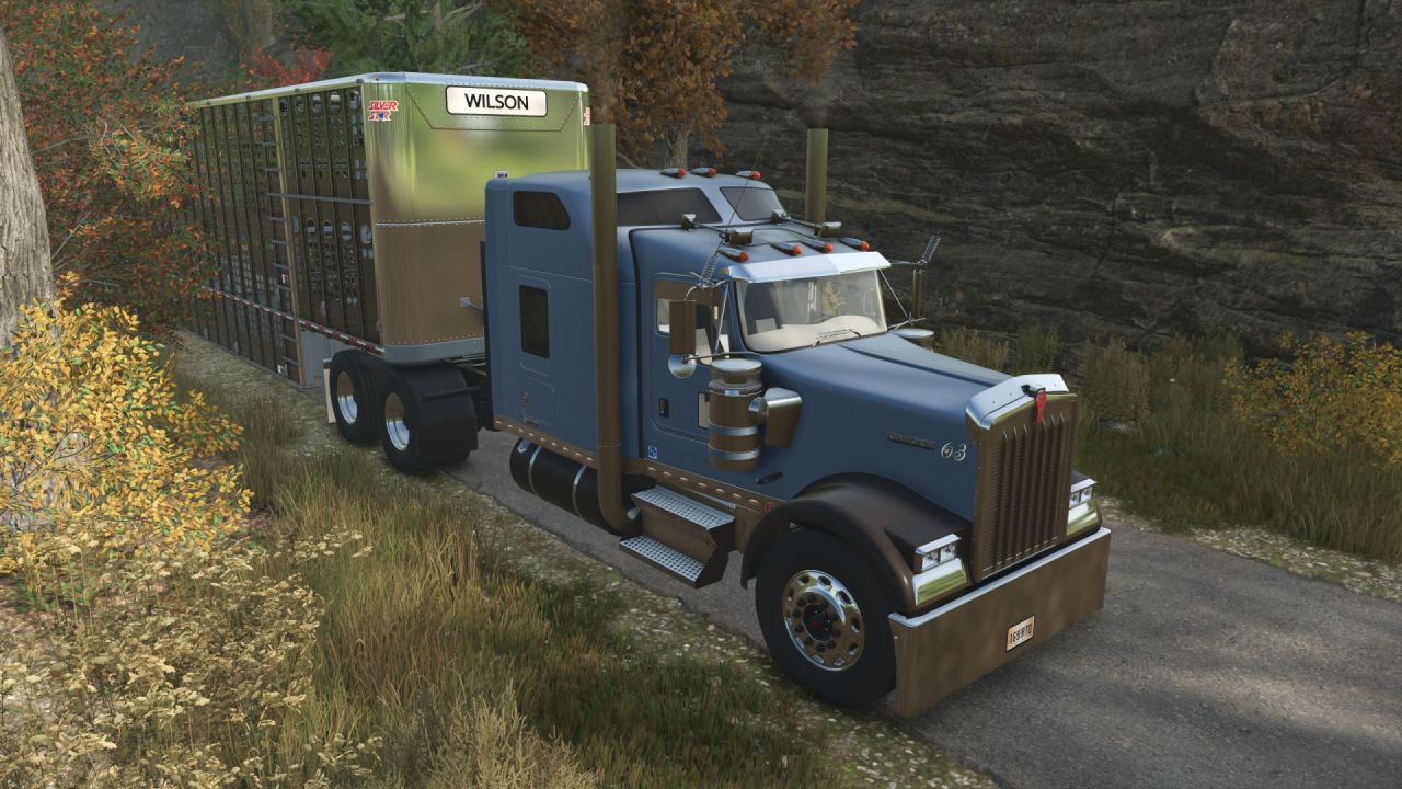 Legendary Truck Kenworth W900L for Farming Simulator 25 — Tuning, Animations and 330–1500 hp