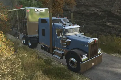 Legendary Truck Kenworth W900L for Farming Simulator 25 — Tuning, Animations and 330–1500 hp — 4