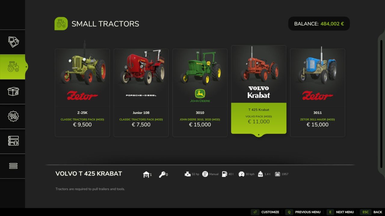 Мод Through The Years для Farming Simulator 25