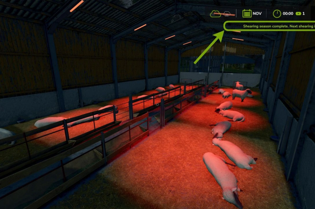 Система сезонного виробництва вовни для Farming Simulator 25 — 4