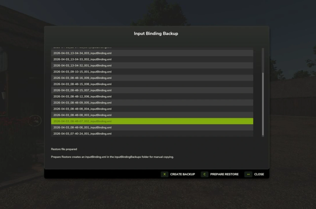 Скрипт резервного копіювання налаштувань для Farming Simulator 25 — 3
