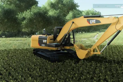 Екскаватор Caterpillar 313D для Farming Simulator 22 — 1