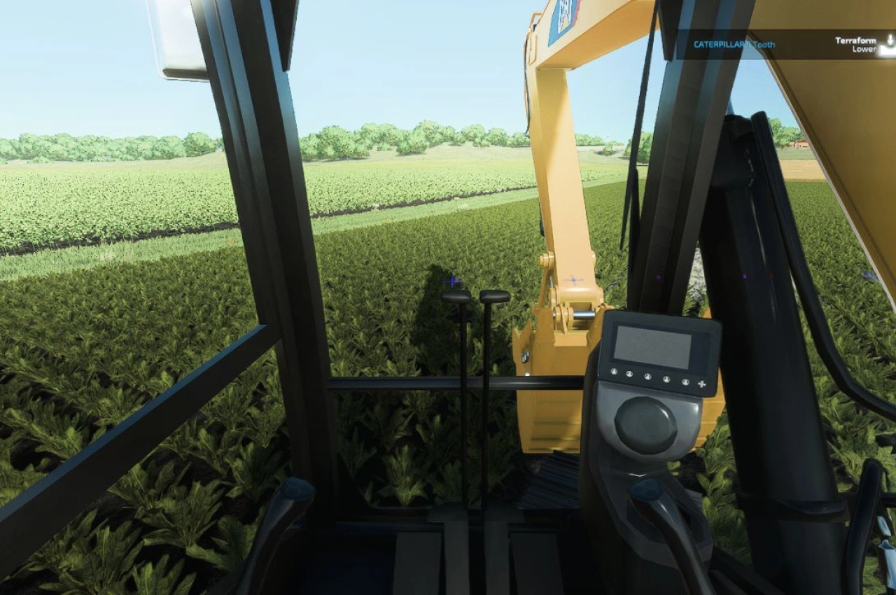 Екскаватор Caterpillar 313D для Farming Simulator 22 — 3