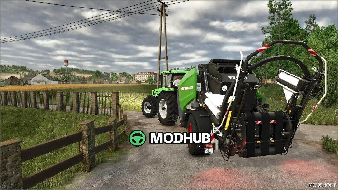 Прес-підбирач Fendt/mf для Farming Simulator 25