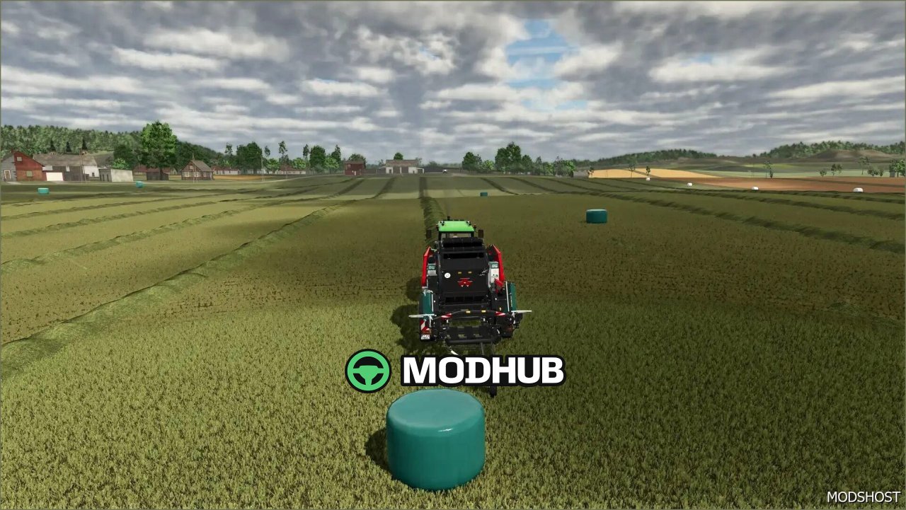Прес-підбирач Fendt/mf для Farming Simulator 25