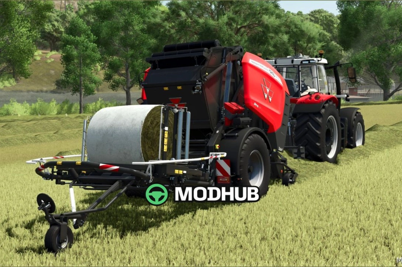 Прес-підбирач Fendt/mf для Farming Simulator 25 — 4