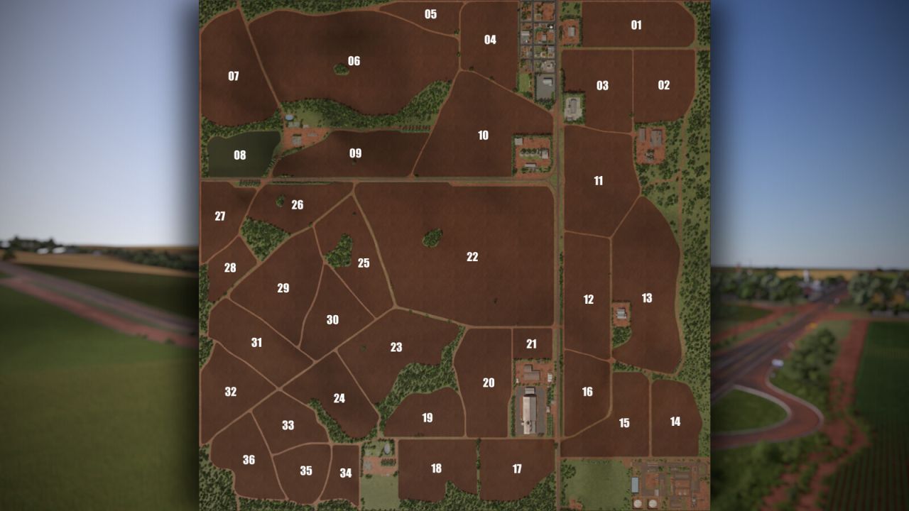 Карта Estância São Carlos для Farming Simulator 25