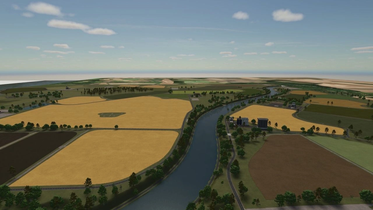Карта Along The Kiel Canal для Farming Simulator 25