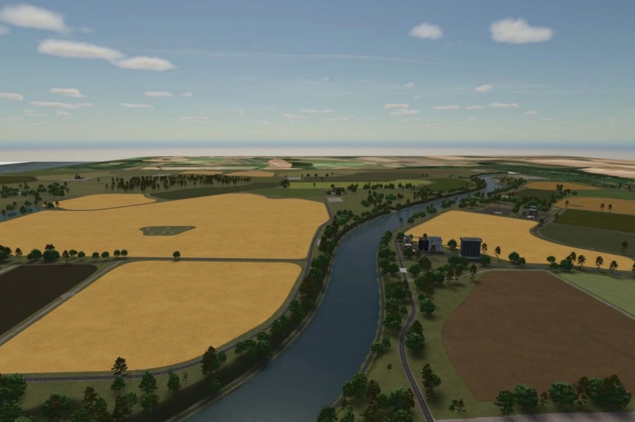 Карта Along The Kiel Canal для Farming Simulator 25 — 1