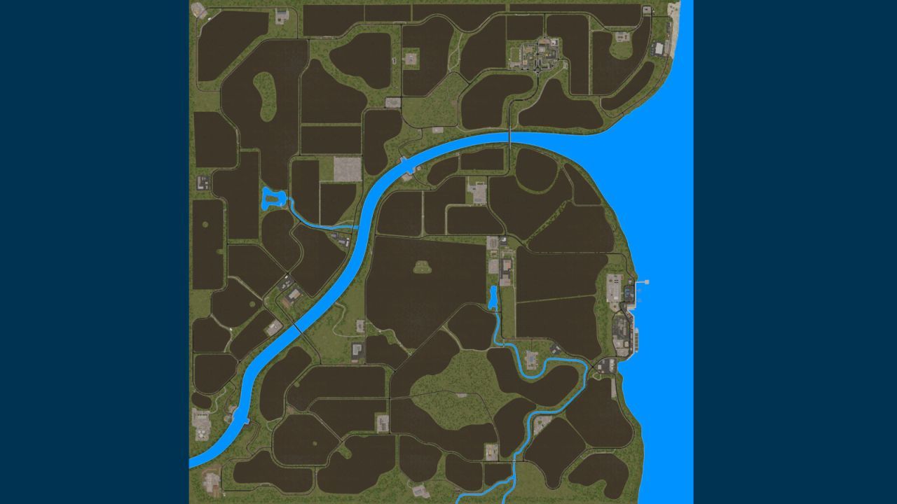 Карта Along The Kiel Canal для Farming Simulator 25