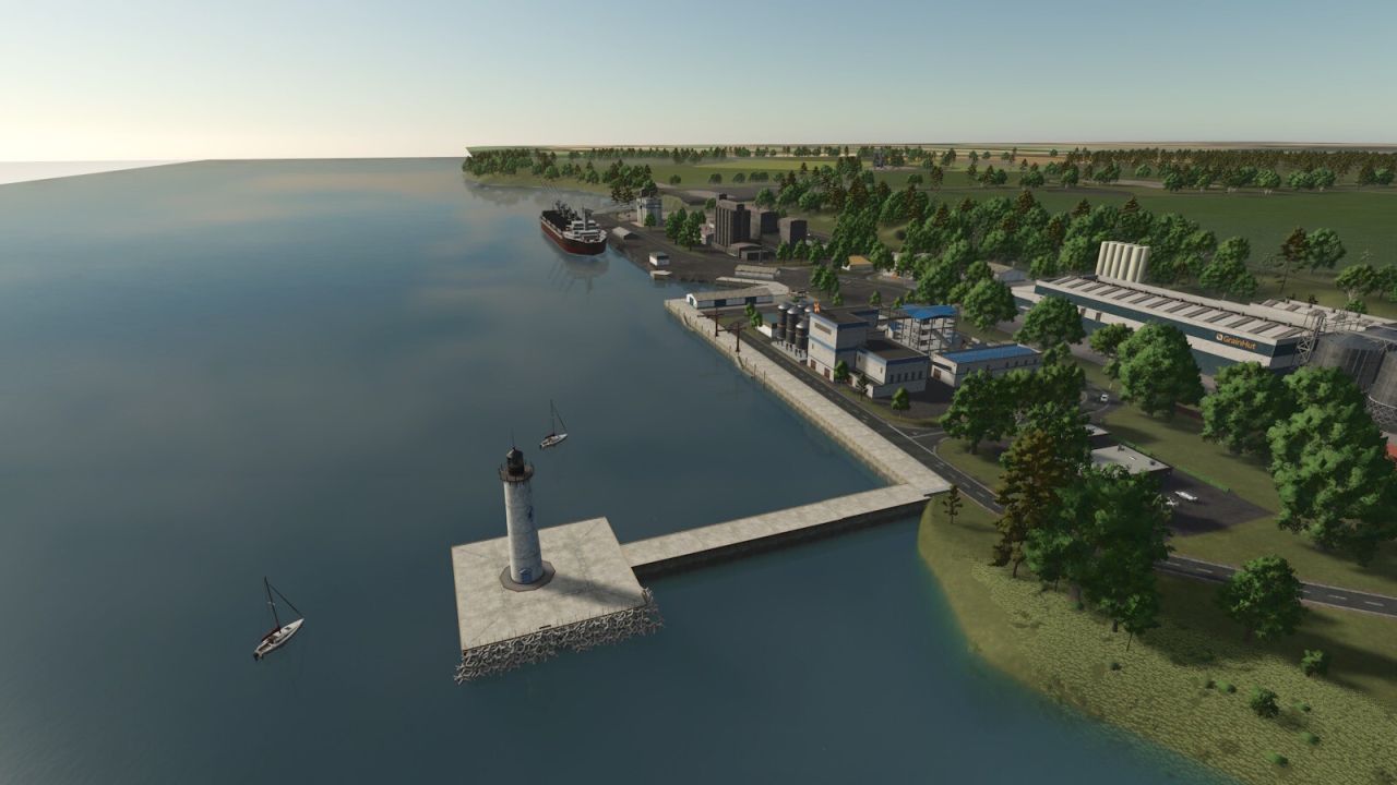 Карта Along The Kiel Canal для Farming Simulator 25
