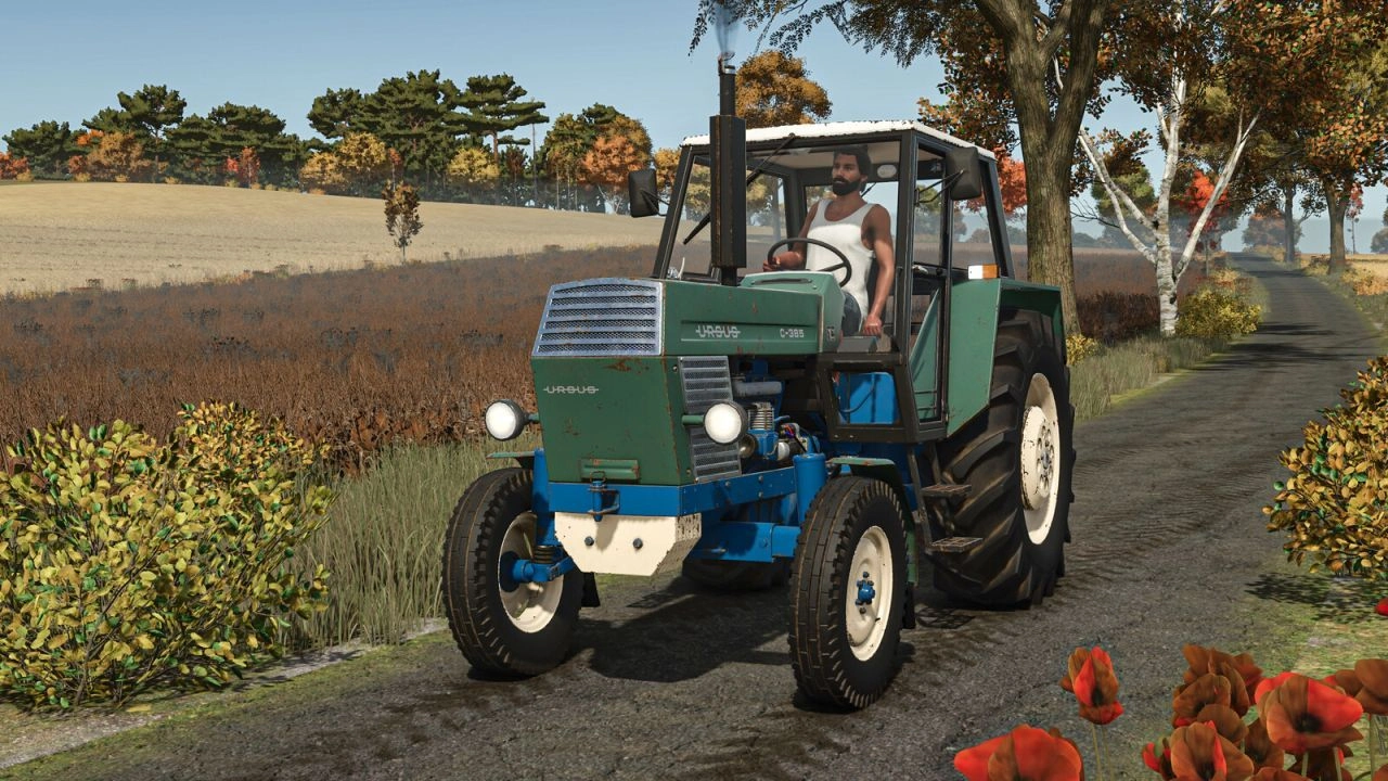 Трактор Ursus C 385 для Farming Simulator 25