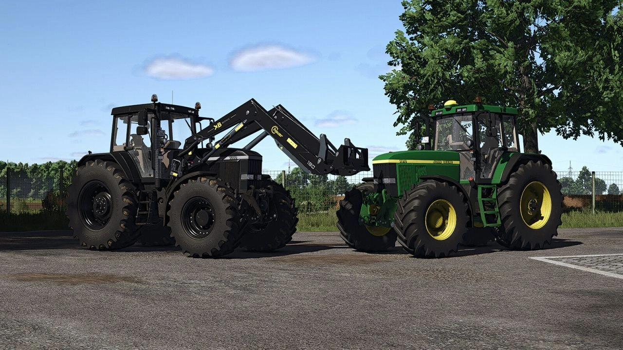 Трактор John Deere 7010 Series для Farming Simulator 25
