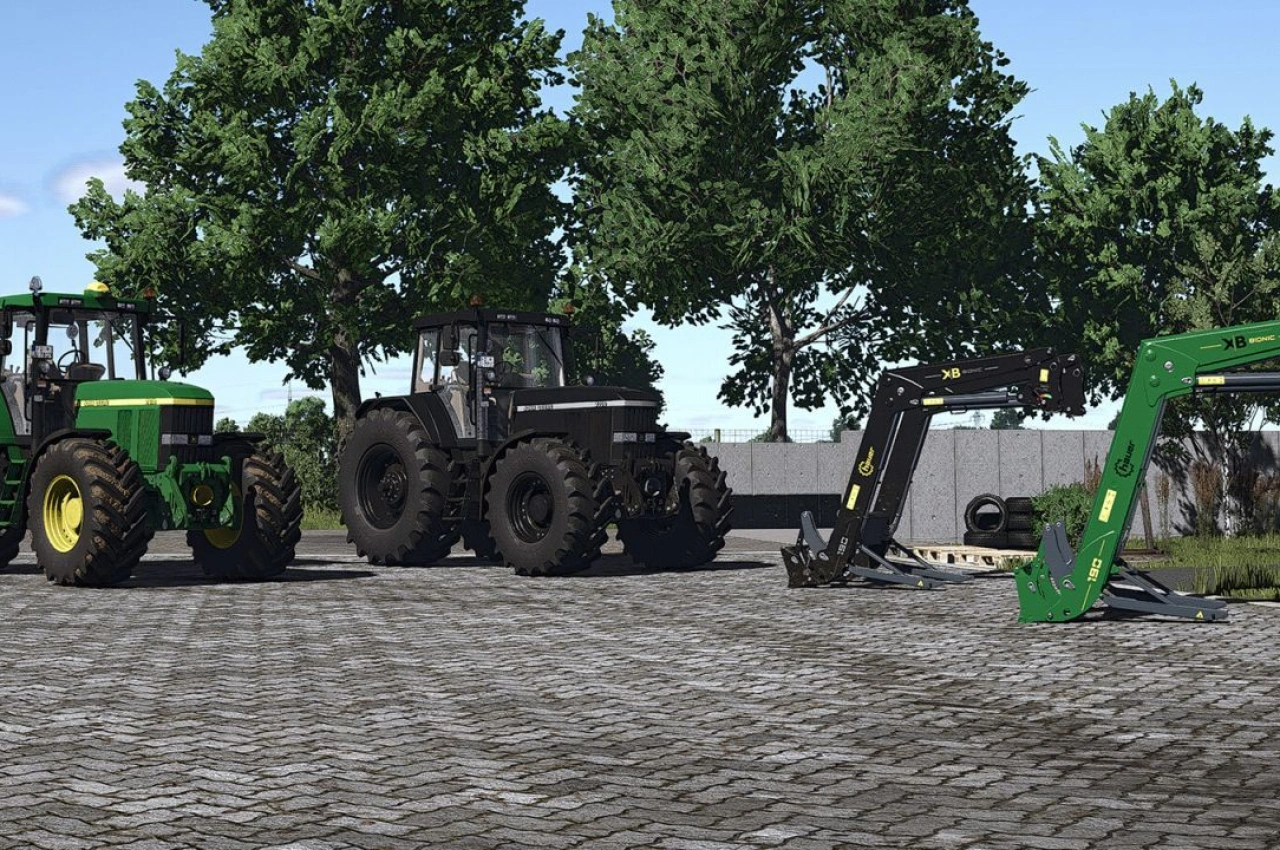 Трактор John Deere 7010 Series для Farming Simulator 25 — 4