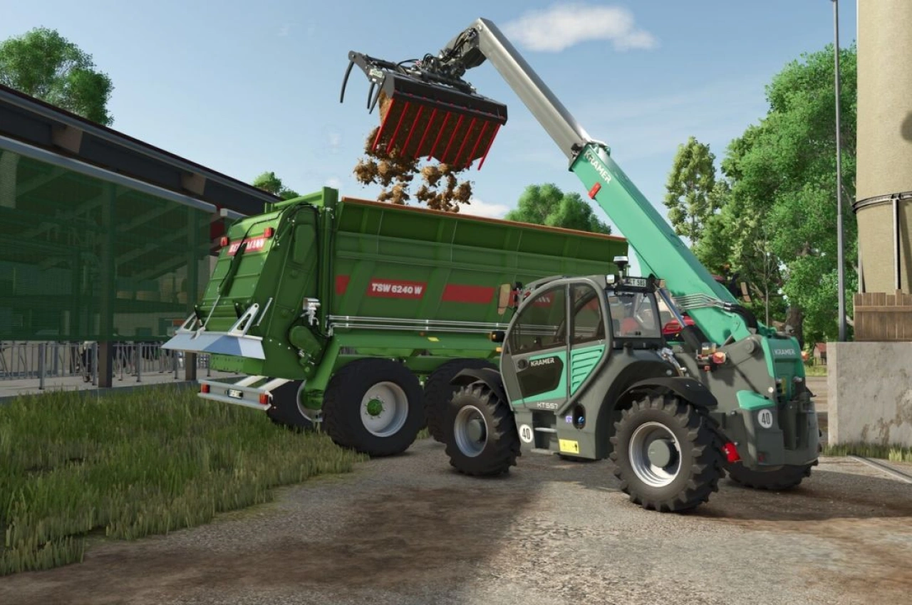 Телескопічний навантажувач Kramer 5507 для Farming Simulator 25 — 2