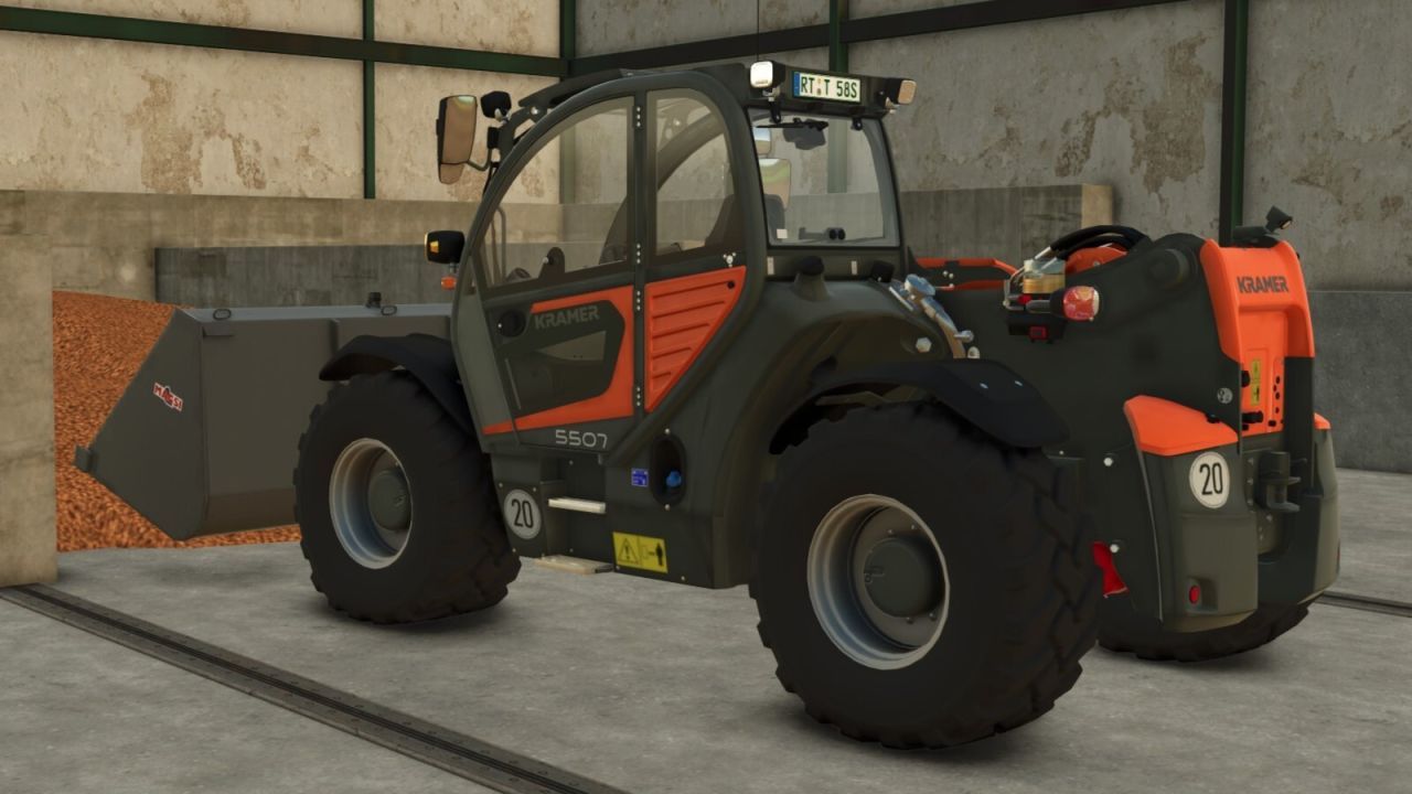 Телескопічний навантажувач Kramer 5507 для Farming Simulator 25