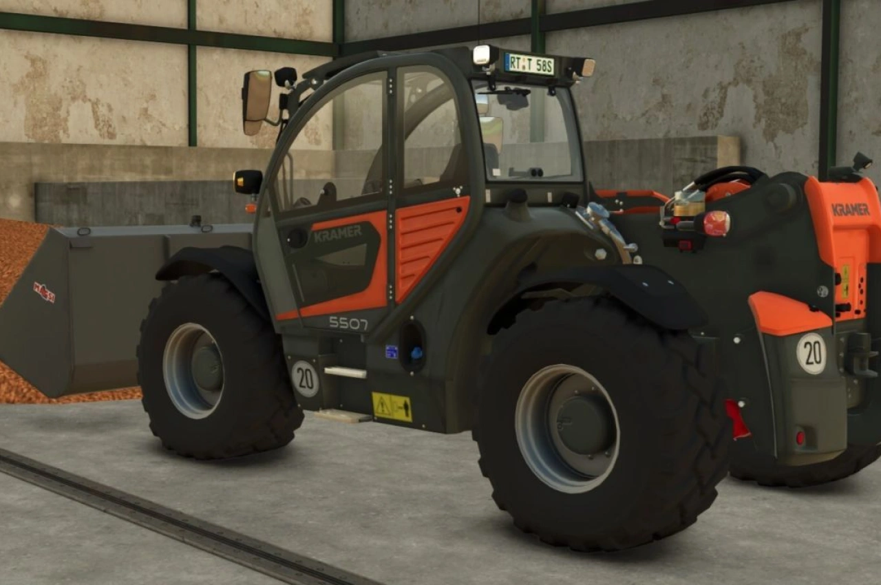 Телескопічний навантажувач Kramer 5507 для Farming Simulator 25 — 4
