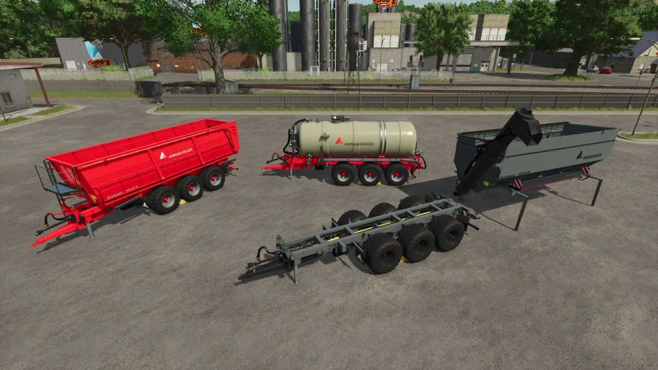 Причіп Annaburger HTS 29.79 MultiLand Plus для Farming Simulator 25