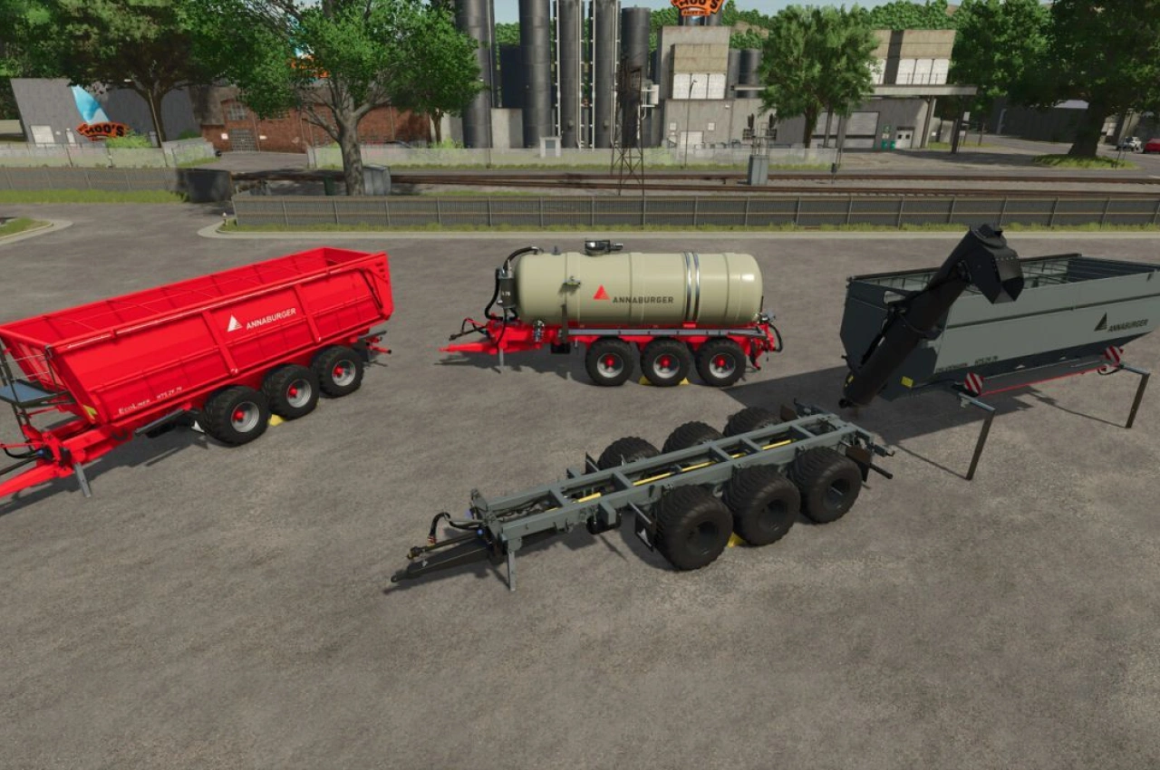 Причіп Annaburger HTS 29.79 MultiLand Plus для Farming Simulator 25 — 1