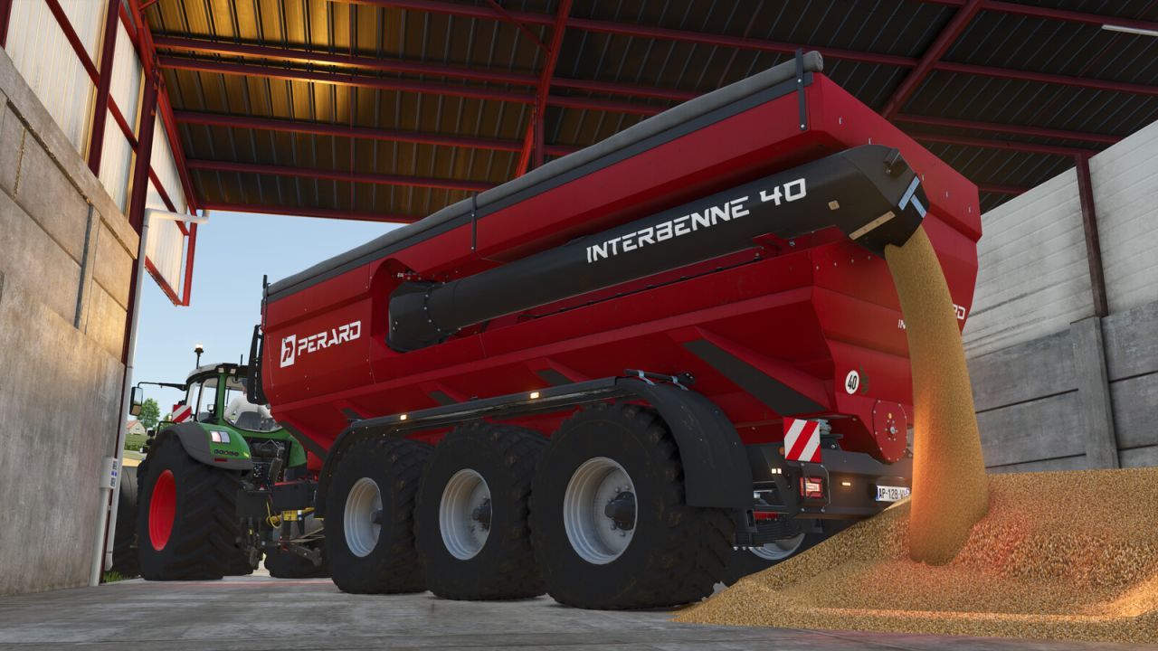 Вантажівка для розвантаження Perard Interbenne 40 для Farming Simulator 25