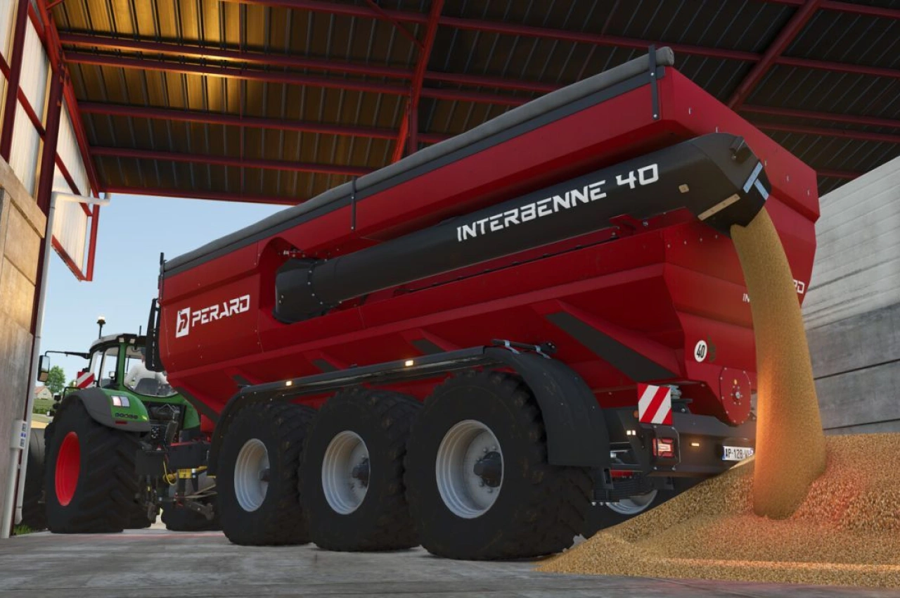 Вантажівка для розвантаження Perard Interbenne 40 для Farming Simulator 25 — 2