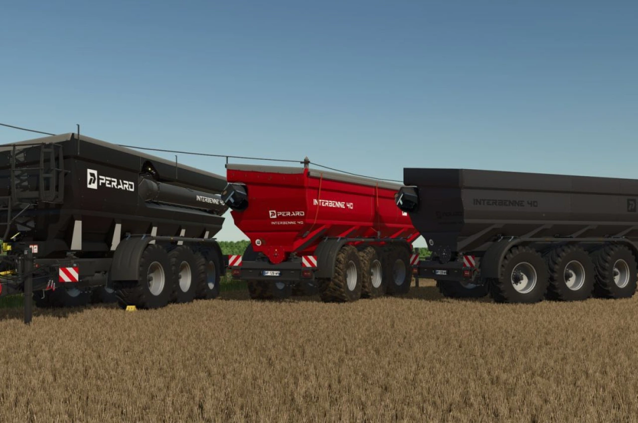 Вантажівка для розвантаження Perard Interbenne 40 для Farming Simulator 25 — 3