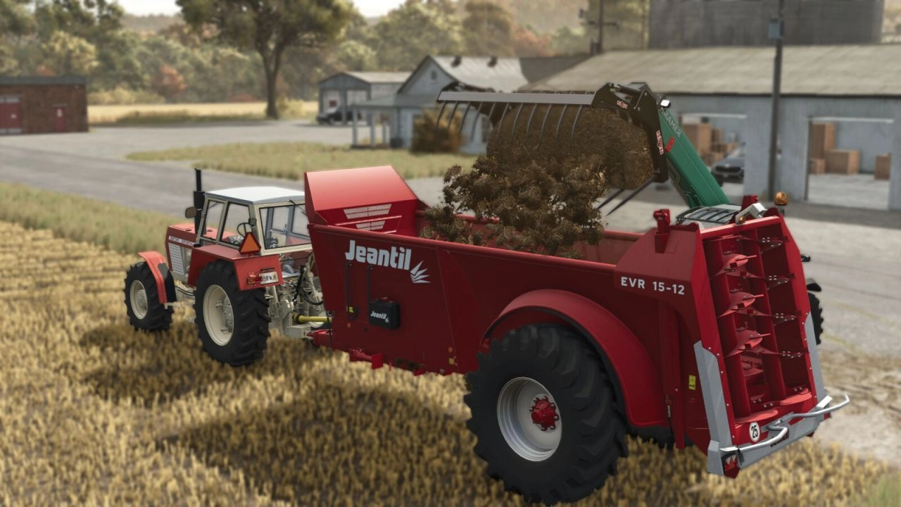 Розкидач гною Jeantil EVR 15-12 EPAN5 для Farming Simulator 25