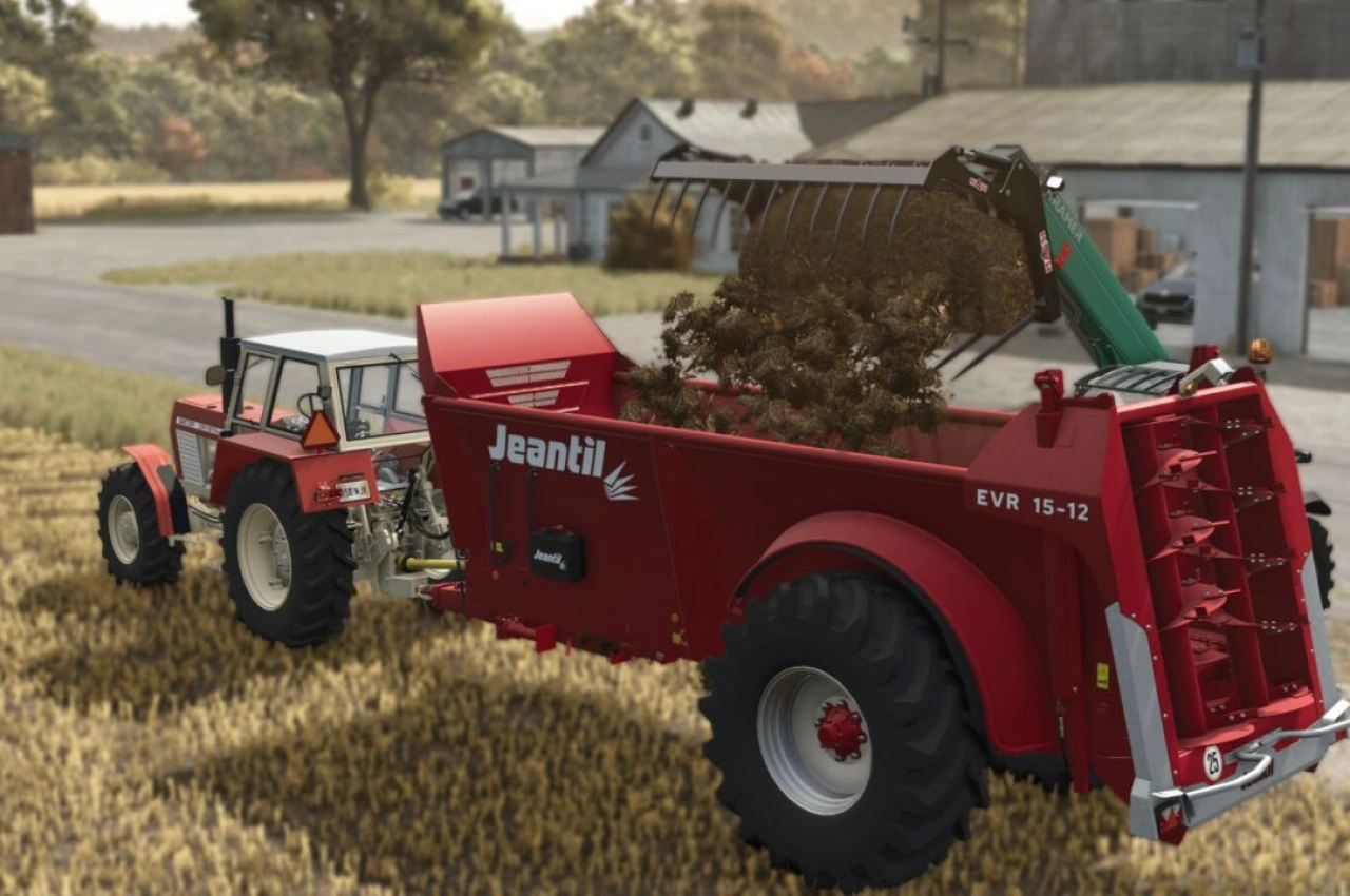 Розкидач гною Jeantil EVR 15-12 EPAN5 для Farming Simulator 25 — 1