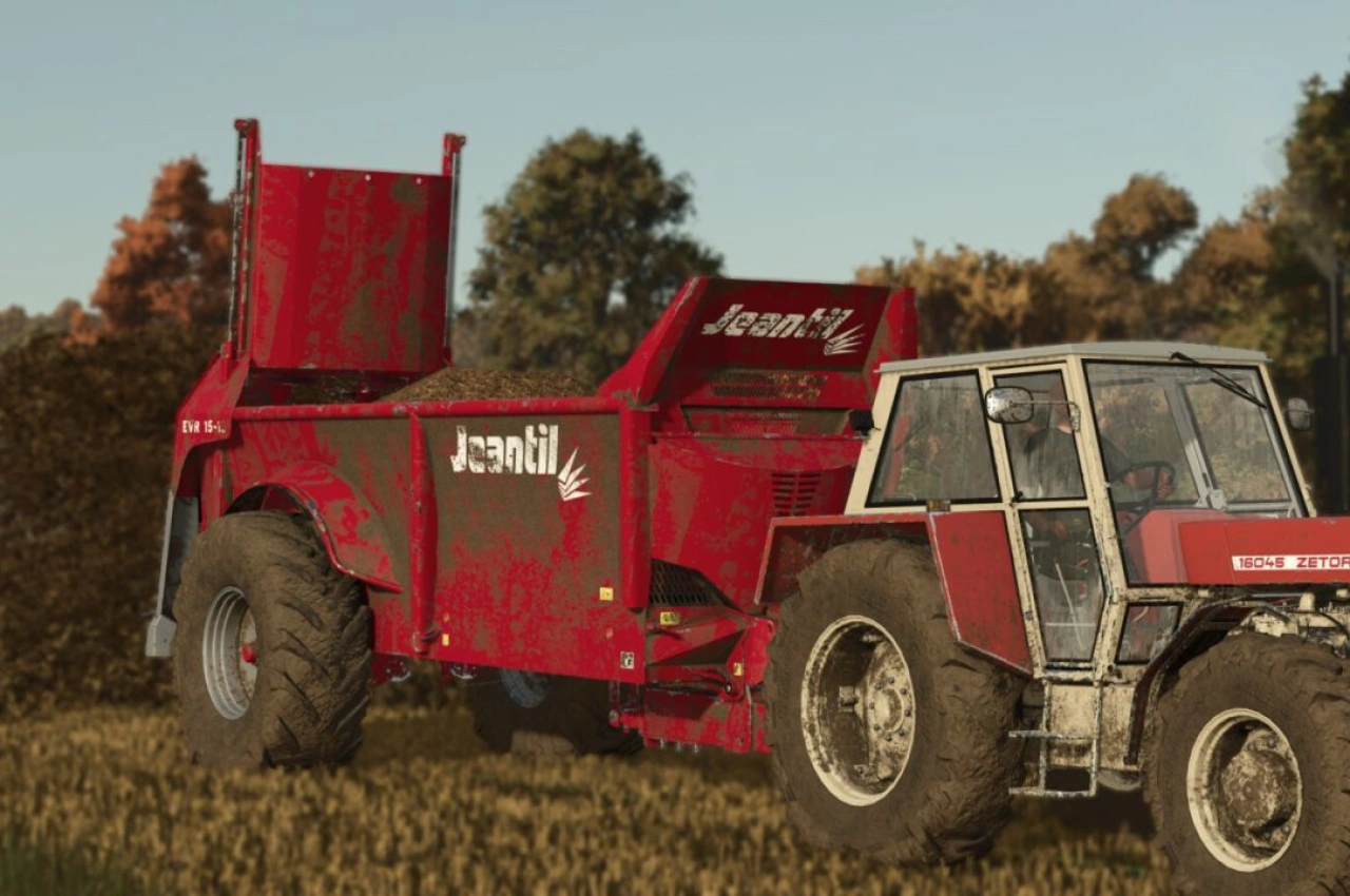 Розкидач гною Jeantil EVR 15-12 EPAN5 для Farming Simulator 25 — 2