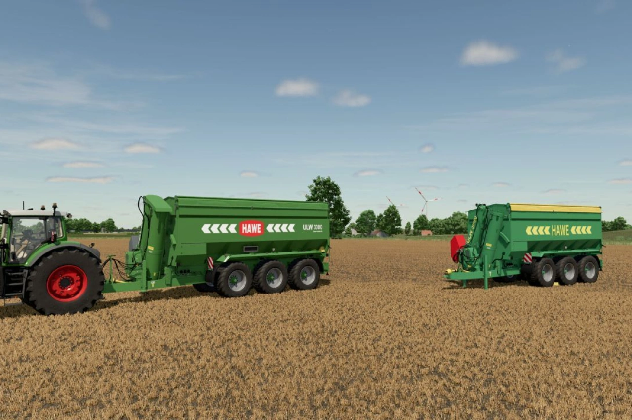 Вагон-автомат Hawe ULW 3000 для Farming Simulator 25 — 3