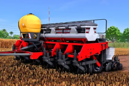 Effizienter Sämgerät Semeato SolTower PRA für Präzisionssaat in Farming Simulator 25