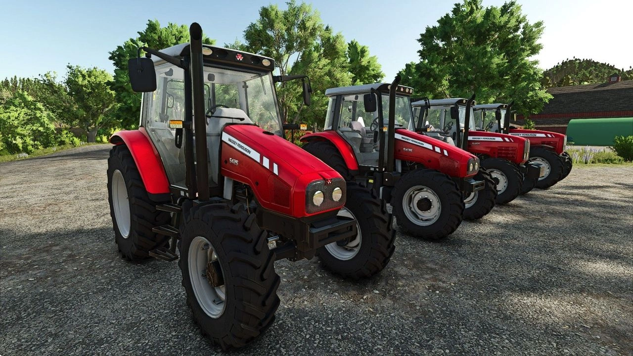 Трактор Massey Ferguson 5400 Series для Farming Simulator 25