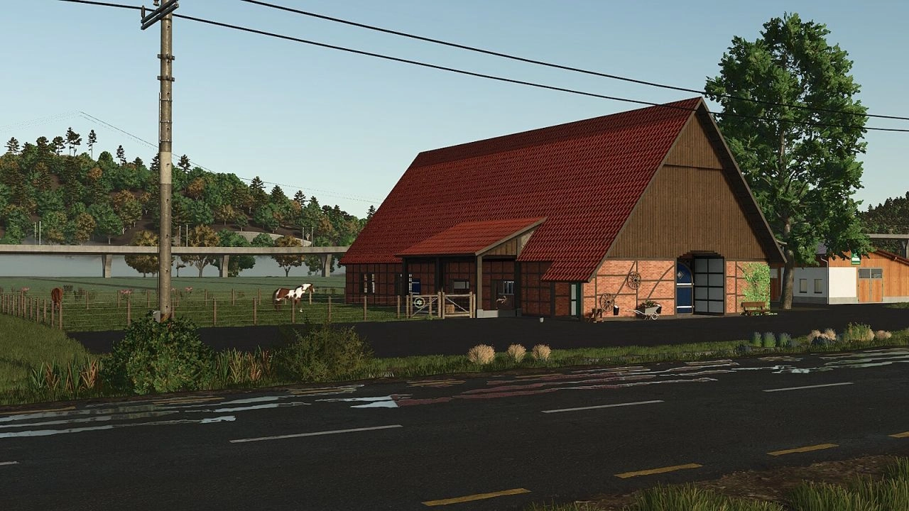 Сільський будинок Neversfelder для Farming Simulator 25