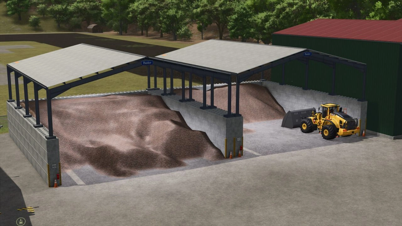 Склад для сипучих матеріалів Easysheds для Farming Simulator 25