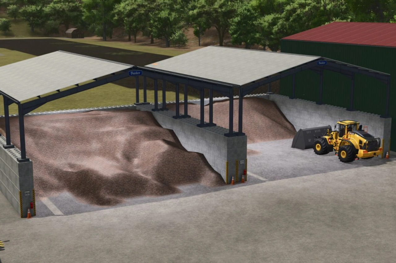 Склад для сипучих матеріалів Easysheds для Farming Simulator 25 — 1