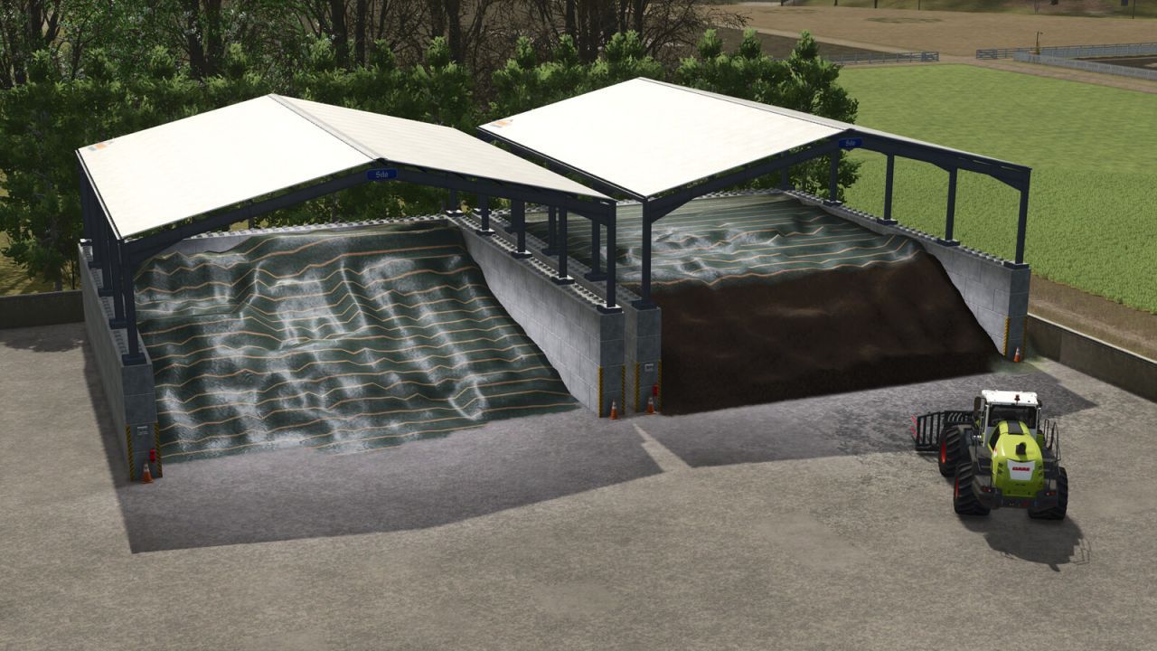 Склад для сипучих матеріалів Easysheds для Farming Simulator 25