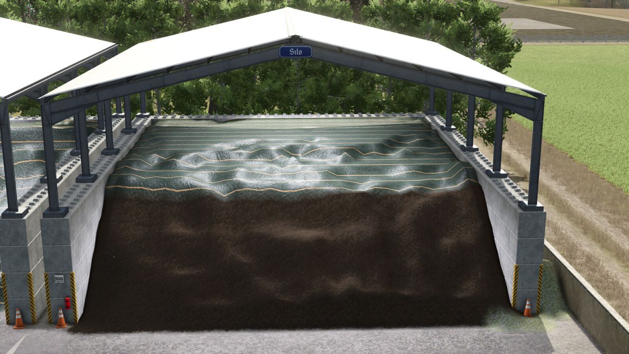 Склад для сипучих матеріалів Easysheds для Farming Simulator 25