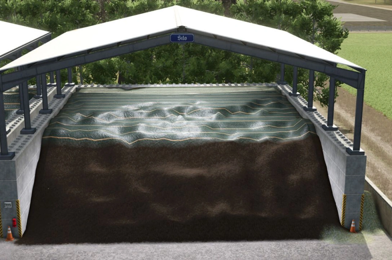 Склад для сипучих матеріалів Easysheds для Farming Simulator 25 — 3