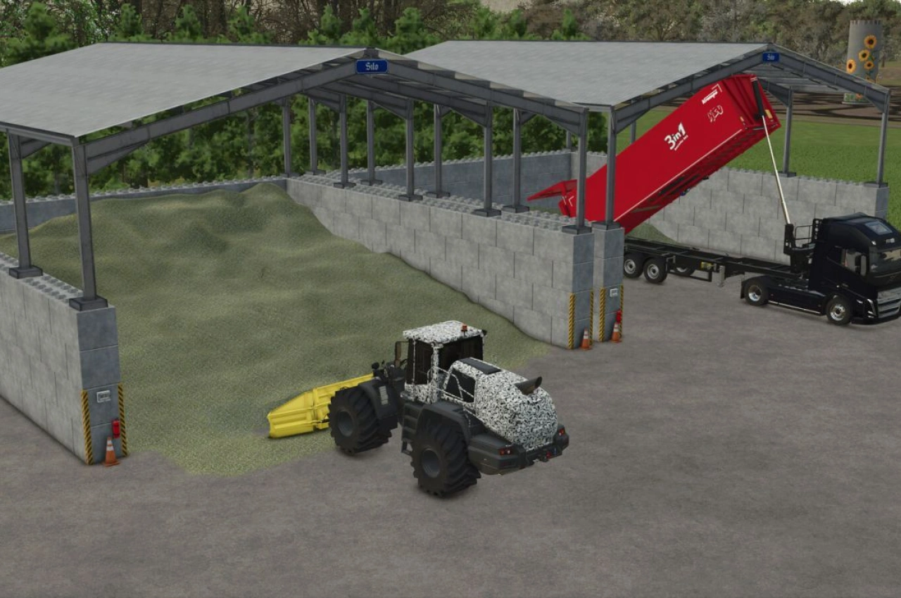 Склад для сипучих матеріалів Easysheds для Farming Simulator 25 — 4