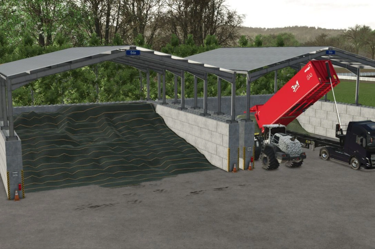 Склад для сипучих матеріалів Easysheds для Farming Simulator 25 — 5