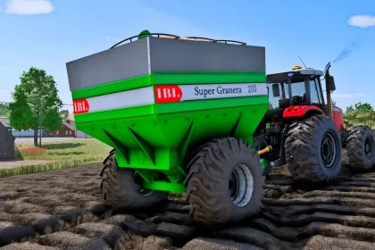 Efficient Tractor IBL Granera 200 V2 for Daily Work in FS25 — 3