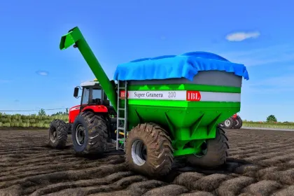 Efficient Tractor IBL Granera 200 V2 for Daily Work in FS25 — 4