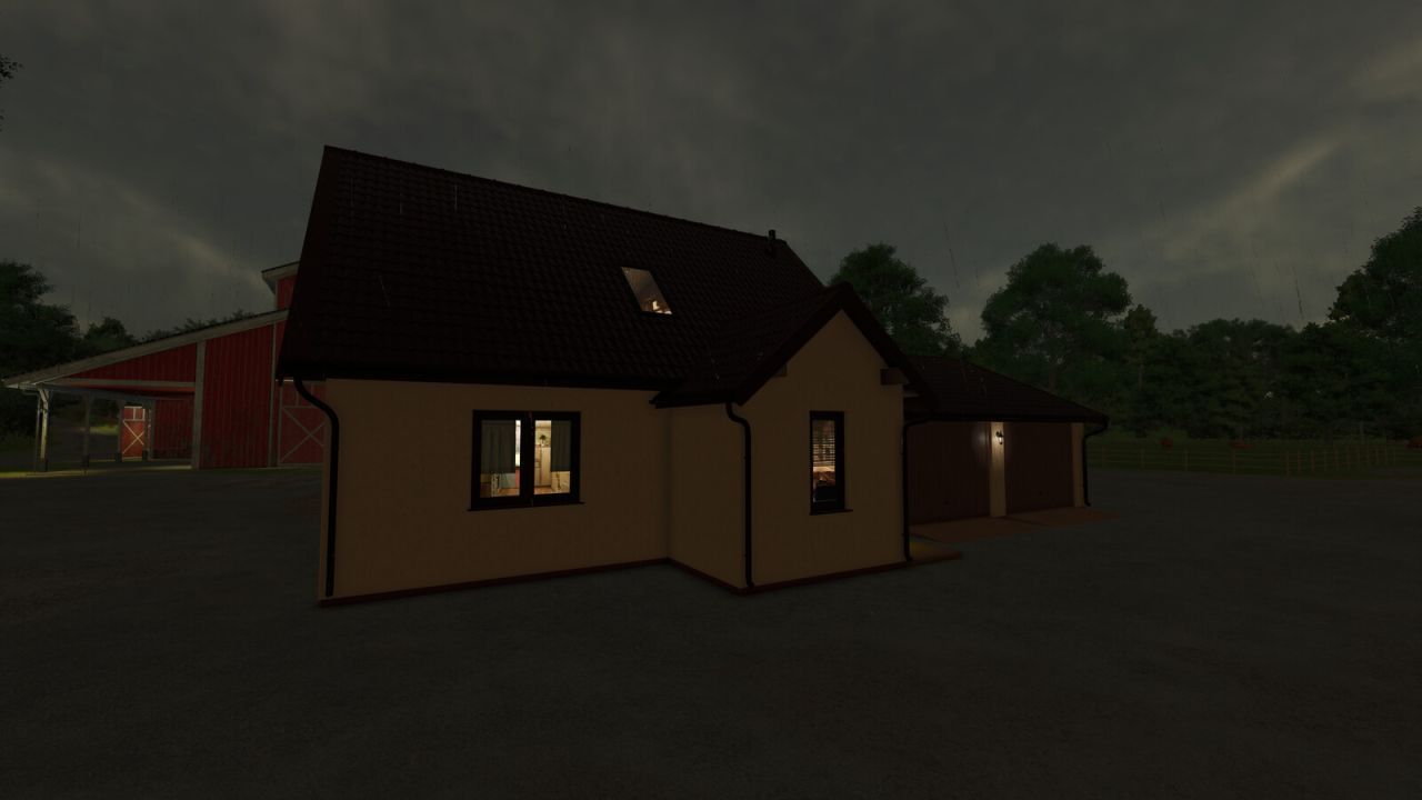 Сучасний середній будинок для Farming Simulator 25
