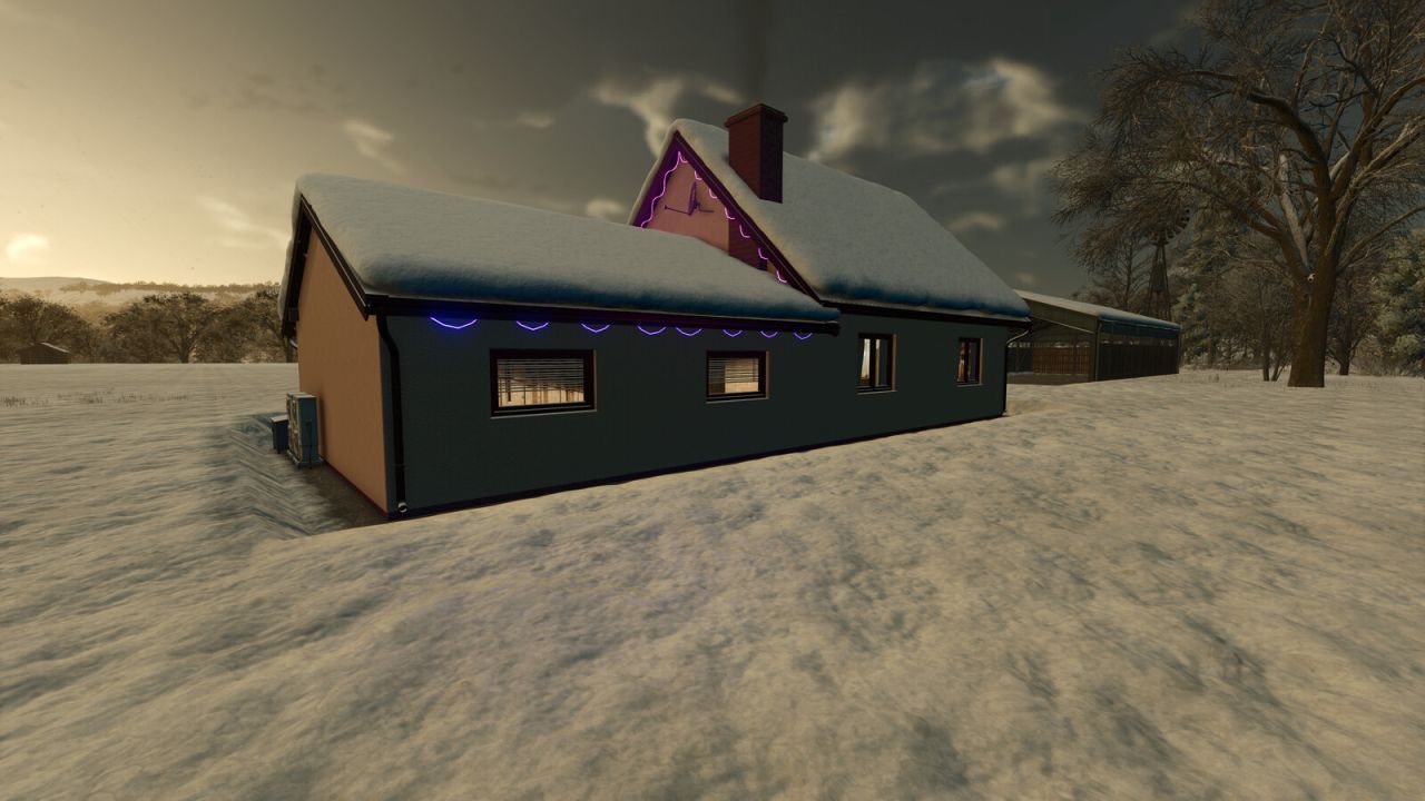 Сучасний середній будинок для Farming Simulator 25