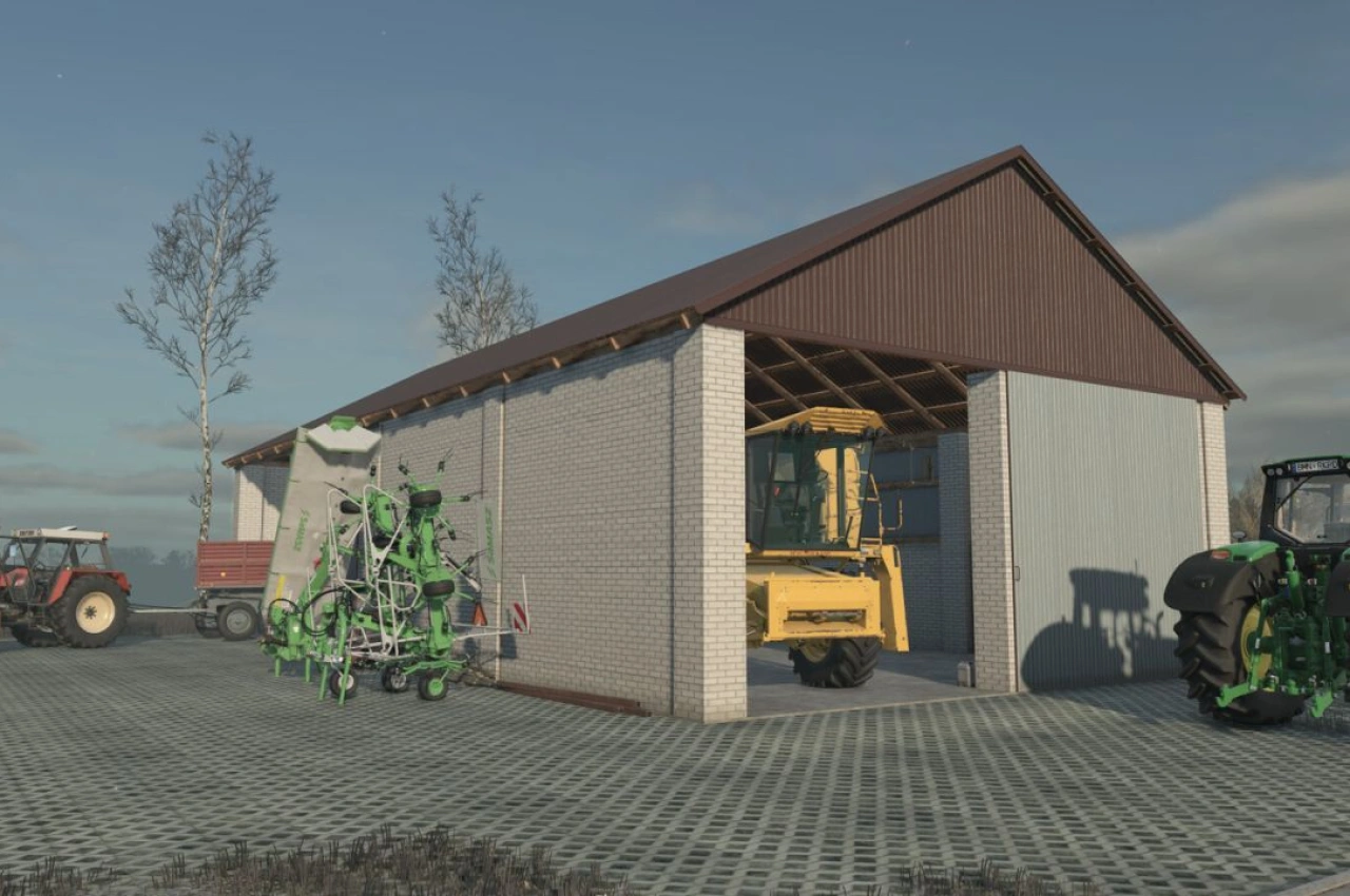 Склад білої цегли для Farming Simulator 25 — 3