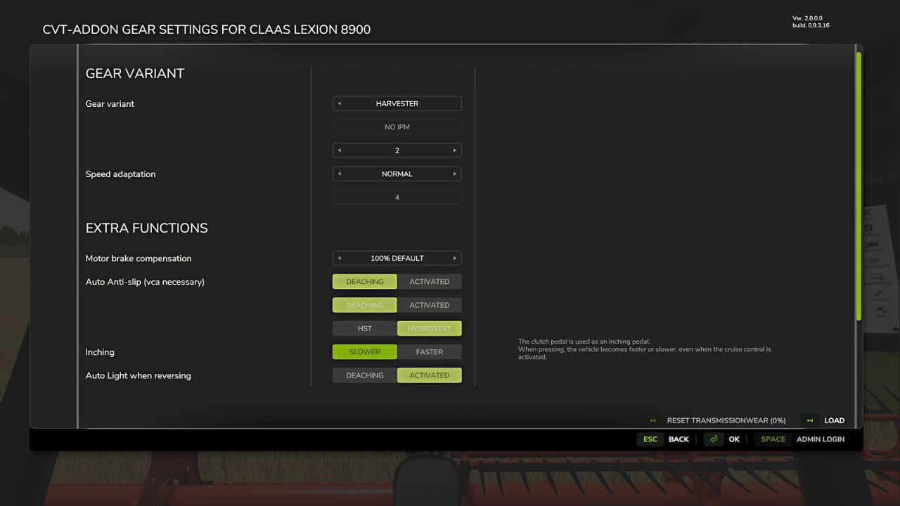 Мод CVT для Farming Simulator 25